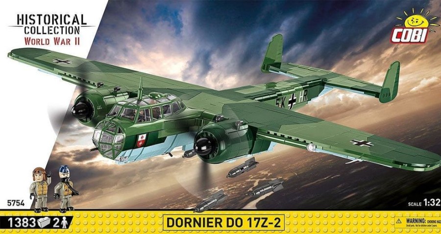 Cobi Avion Dornier Do 17Z-2 Cobi 5754 (1383 Piezas) - Hobby Bloques Construccion Juguete