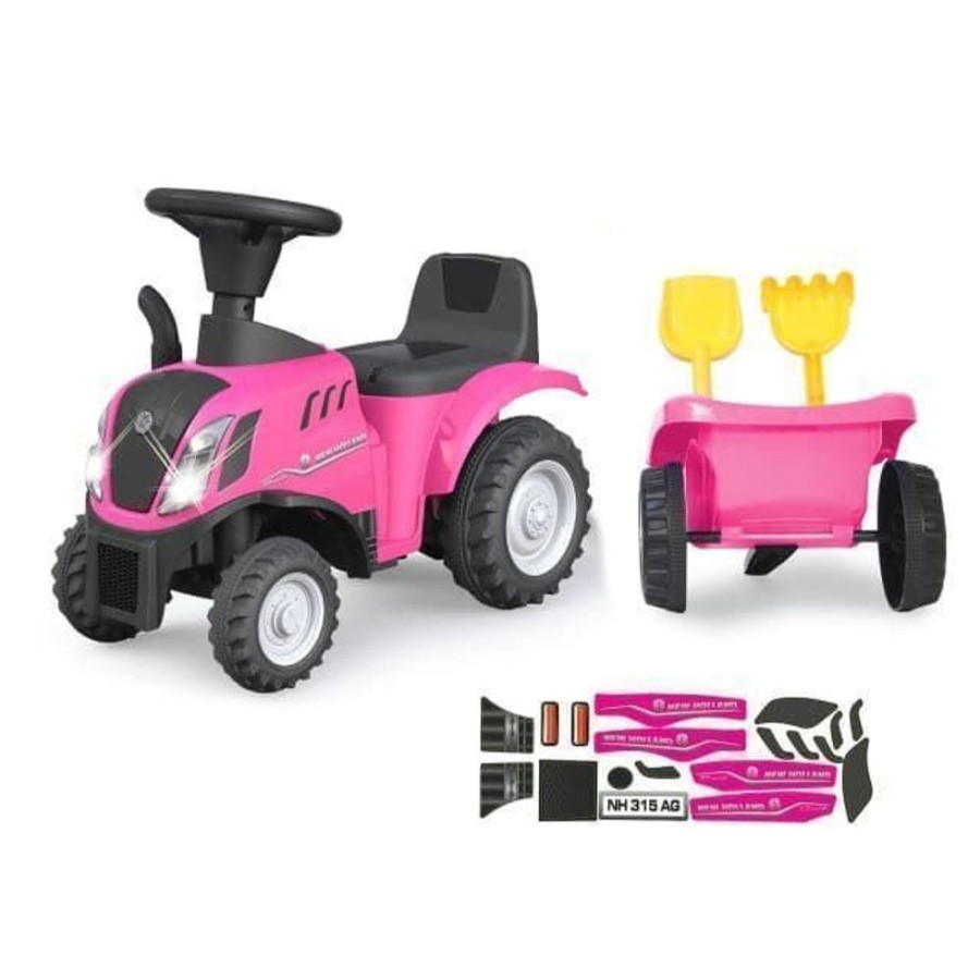 Jamara Tractor Correpasillos New Holland T7 Fucsia Jamara 460357 Correpasillos