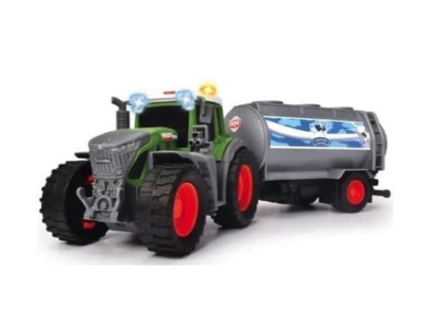 Dickie Toys Tractor Fendt De Juguete Con Cisterna Leche Luz Y Sonido | Dickie Toys Primera Edad