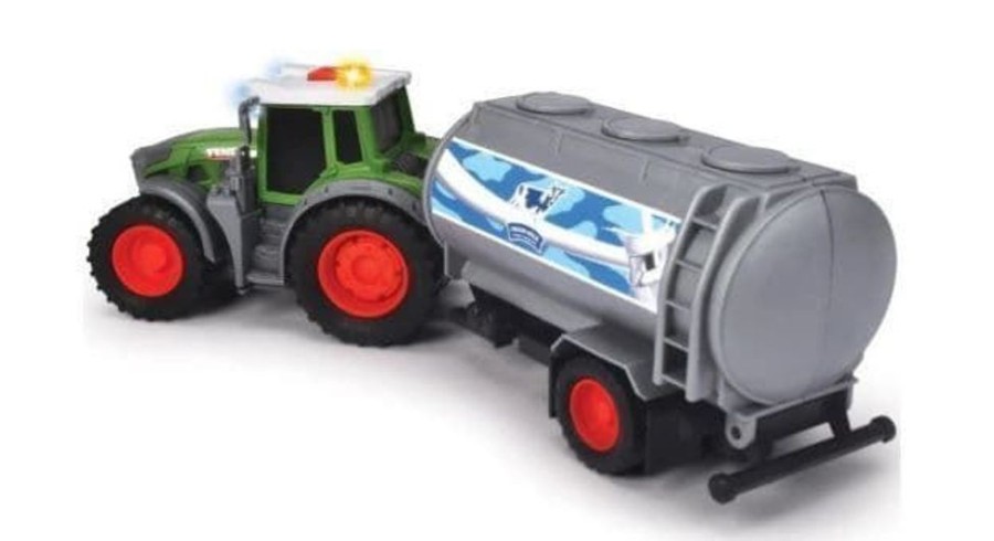 Dickie Toys Tractor Fendt De Juguete Con Cisterna Leche Luz Y Sonido | Dickie Toys Primera Edad