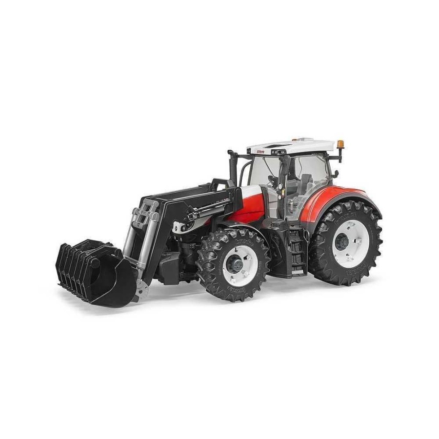 Bruder Tractor Steyr 6300 Cvt Con Pala De Juguete Bruder 03181 Tractores Bruder