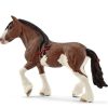 Schleich Yegua Clydesdale Schleich 13809 - Granjas Y Animales Animales De Granja