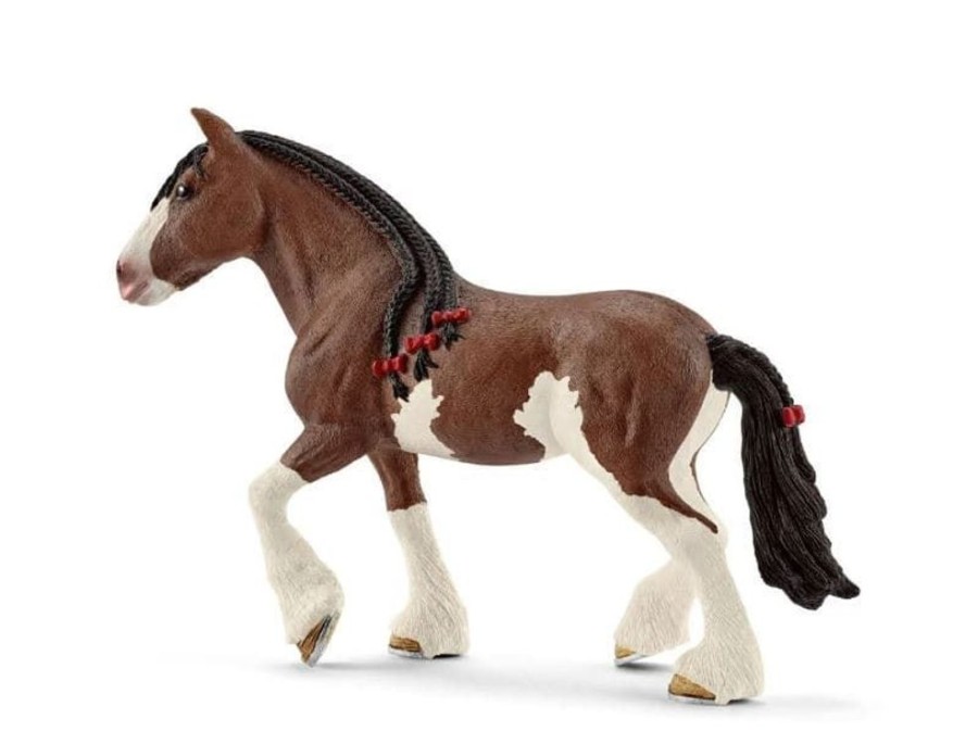 Schleich Yegua Clydesdale Schleich 13809 - Granjas Y Animales Animales De Granja