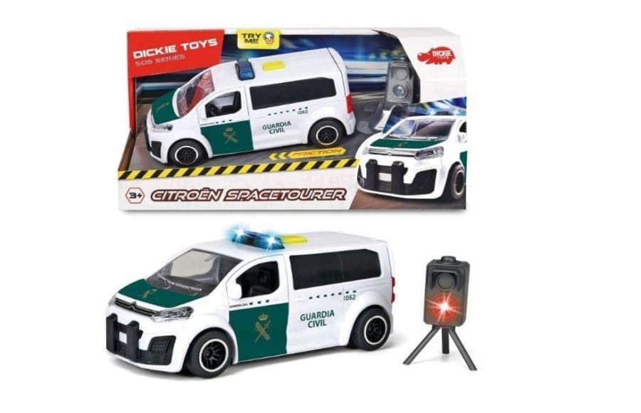 Dickie Toys Furgoneta Guardia Civil Con Radar De Juguete Citroen 1153020 Esc 1:32 | Dickie Toys Otros Juguetes