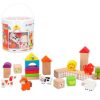 COLORBABY Cubo 50 Bloques Madera Con Animales Woomax | Colorbaby Juguetes De Madera