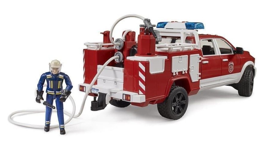 Bruder Coche De Bomberos Ram 2500 Con Luces Y Sonido De Juguete Bruder 02544 Novedades Bruder 2023