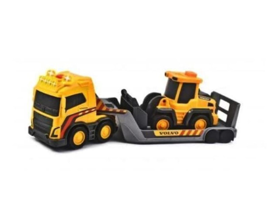 Dickie Toys Trailer Volvo Con Excavadora De Juguete Con Luz Y Sonido | Dickie Toys Primera Edad