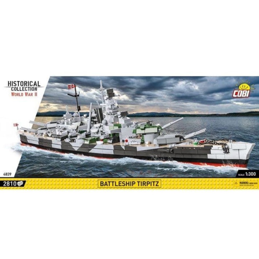 Cobi Barco Acorazado Tirpitz De Cobi 4839 (2810 Piezas) - Hobby Bloques Construccion Juguete