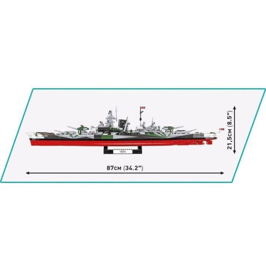 Cobi Barco Acorazado Tirpitz De Cobi 4839 (2810 Piezas) - Hobby Bloques Construccion Juguete