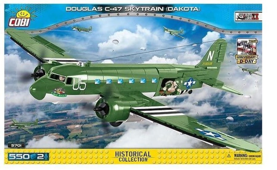 Cobi Avion Douglas C-47 Skytrain (Dakota) Cobi 5701 (550 Piezas) Bloques Construccion Juguete