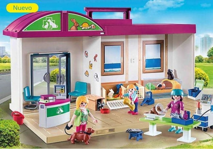 Playmobil Clinica Veterinaria Maletin Playmobil 70146 - Hobby Playmobil Juguetes