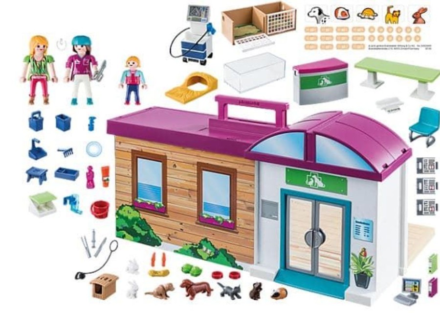 Playmobil Clinica Veterinaria Maletin Playmobil 70146 - Hobby Playmobil Juguetes