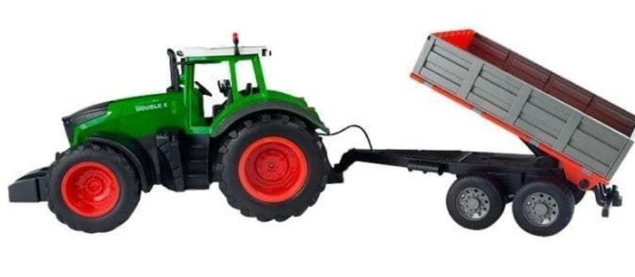 Busto juguetes Tractor Rc Con Remolque De Juguete Esc 1:16 | Busto Juguetes Tractores Rc