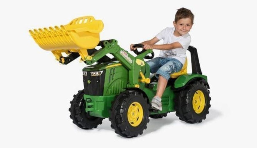 Rolly Toys Tractor De Pedales John Deere Rollyx-Trac Premium 8400R Con Pala Delantera Rolly Toys 651047 De 3 A 11 Anos