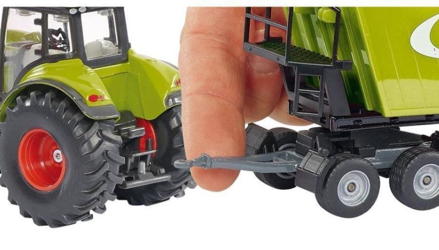 Siku Tractor Claas Axion 850 Con Cargador Frontal De Juguete Esc 1:50 Siku 1979 Escala 1:50