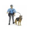 Bruder Policia Con Perro De Juguete Bruder 62150 - Juguetes Bruder Vehiculos De Emergencia Bruder