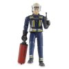 Bruder Bombero Con Accesorios De Juguete- Escala 1:16 Bruder 60100 Vehiculos De Emergencia Bruder