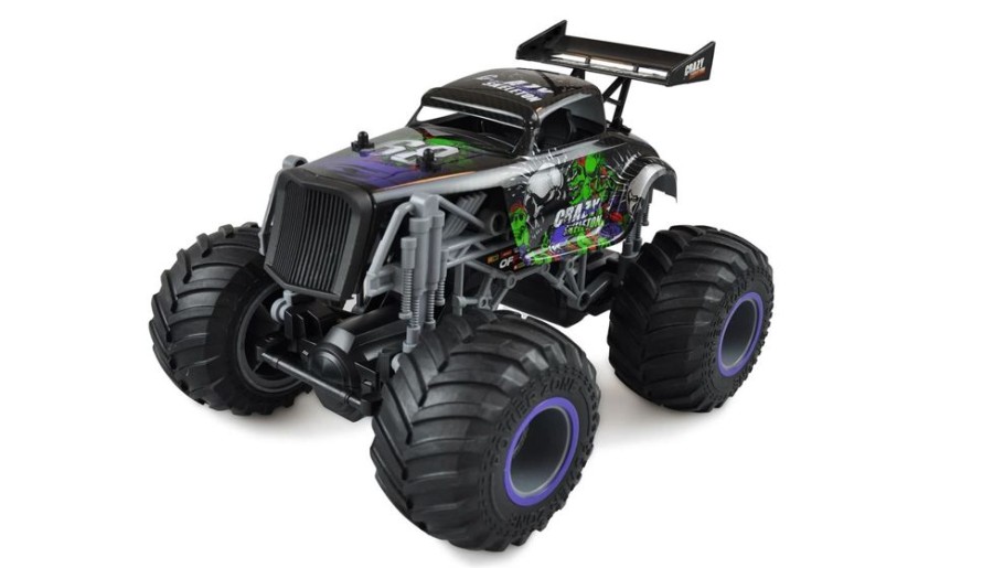 Busto juguetes Crazy Hot Rod Monster Truck 1:16 Rtr Negro | Busto Juguetes Coches Rc