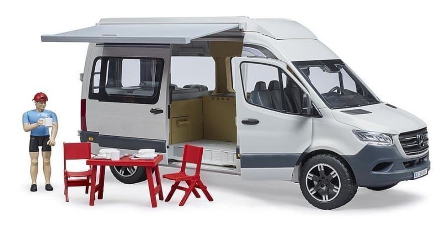 Bruder Furgoneta Camper Mb Sprinter Con Conductor De Juguete Bruder 02672 Coches Bruder