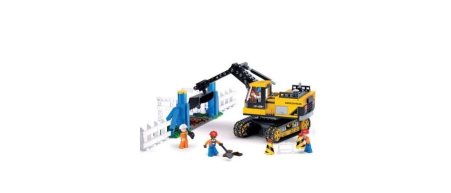 Suban Retroexcavadora De Juguete Sluban Compatible Con Lego M38B0551 | Suban Bloques Construccion Juguete