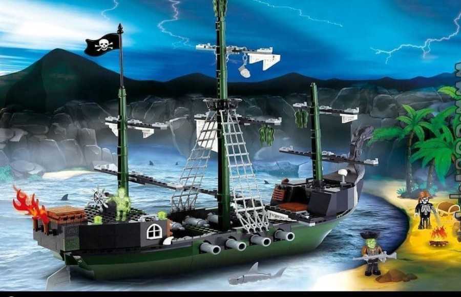 Cobi Barco Fantasma Pirata De Cobi 6017 - Hobby Bloques Construccion Juguete