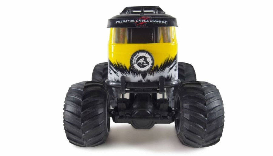 Busto juguetes Crazy Bus Monster Truck 1:16 Rtr Amarillo | Busto Juguetes Coches Rc