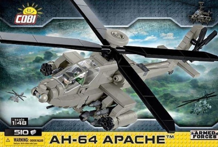 Cobi Avion Ah-64 Apache Cobi 5808 (510 Piezas) - Hobby Bloques Construccion Juguete