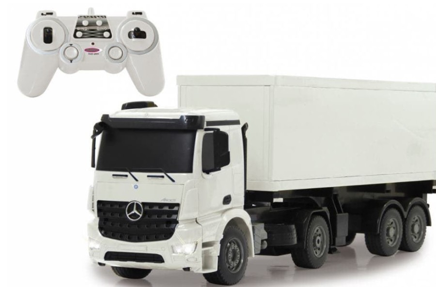 Jamara Trailer De Juguete Radiocontrol Container Lkw Mercedes Benz Arocs 1:20 405148 | Jamara Camiones Rc