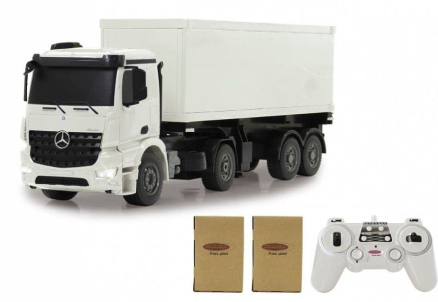 Jamara Trailer De Juguete Radiocontrol Container Lkw Mercedes Benz Arocs 1:20 405148 | Jamara Camiones Rc