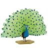 Bullyland Pavo Real De Juguete Bullyland 69390 - Granjas Y Animales Animales Del Bosque