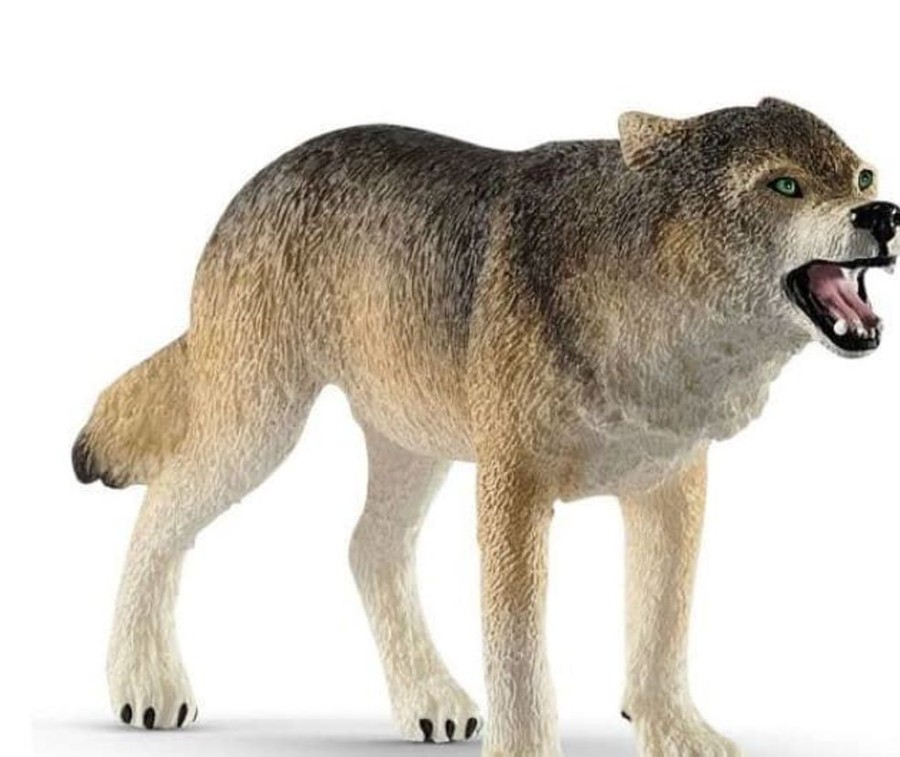 Schleich Lobo De Juguete Schleich 14821 - Granjas Y Animales Animales Del Bosque