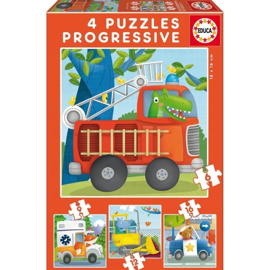 Educa Puzzle Infantil Progresivo 6-9-12-16 Piezas Educa - Puzzles Puzzles