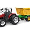 Busto juguetes Tractor Rc Con Remolque Basculante Con Luz Y Sonido 1:24 | Busto Juguetes Tractores Rc