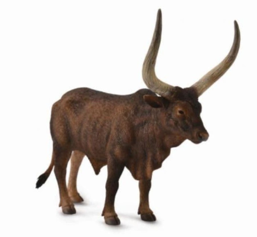 COLLECTA Toro De Juguete Watusi | Collecta - Granjas Y Animales Animales De Granja