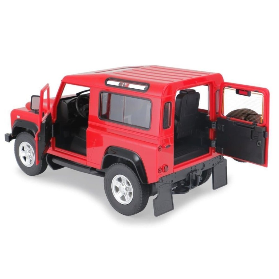 Jamara Coche De Juguete Land Rover Defender Rojo Radio Control 1:14 403134 | Jamara Tractores Rc