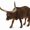 COLLECTA Vaca De Juguete Watusi | Collecta - Granjas Y Animales Animales De Granja