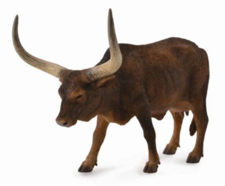 COLLECTA Vaca De Juguete Watusi | Collecta - Granjas Y Animales Animales De Granja