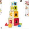 COLORBABY Torre De Cubos De Madera | Colorbaby - Otros Juguetes Juguetes De Madera