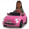 Jamara Coche Fiat 500 A Bateria 12V De Juguete Rosa 460443 | Jamara Coches Electricos Ninos