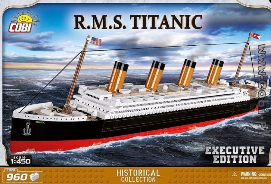 Cobi Rms Titanic 1: 450 - Edicion Ejecutiva Cobi 1928 (960 Piezas) Bloques Construccion Juguete