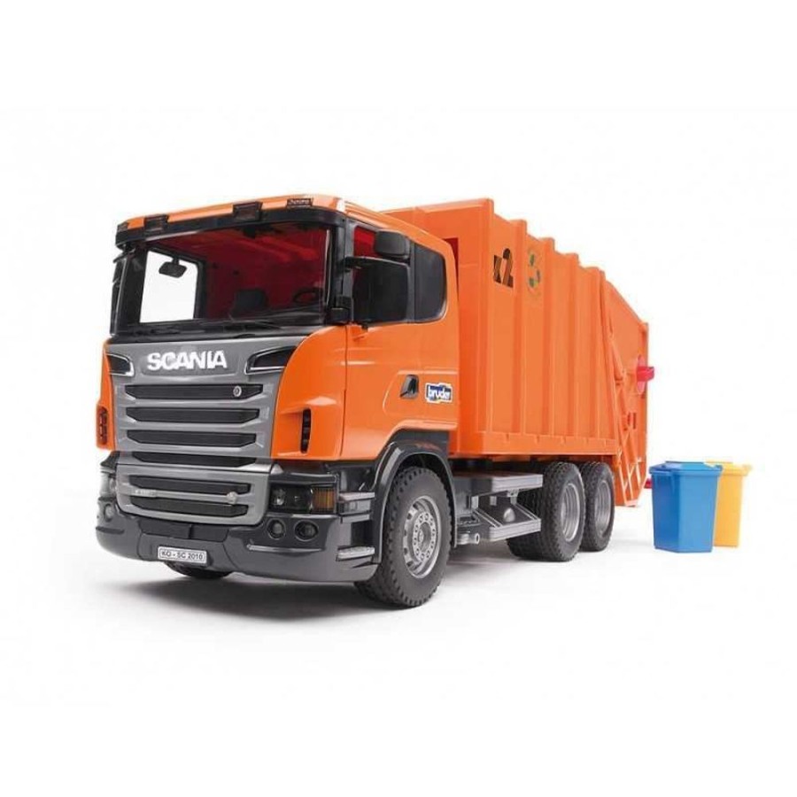 Bruder Camion De Basura De Juguete Scania- Escala 1:16 Bruder 03560 Vehiculos De Emergencia Bruder