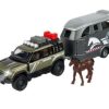 Majorette Land Rover Con Remolque Y Caballos De Juguete Con Luz Y Sonido | Majorette Otros Juguetes