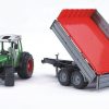 Bruder Tractor De Juguete Fendt 209 S Con Remolque- Escala 1:16 Bruder 02104 Tractores Bruder