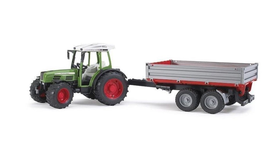 Bruder Tractor De Juguete Fendt 209 S Con Remolque- Escala 1:16 Bruder 02104 Tractores Bruder