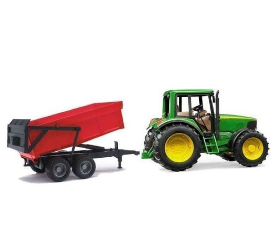 Bruder Tractor John Deere 6920 Con Remolque Basculante De Bruder Esc 1:16 020 Tractores Bruder