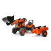 Falk Tractor De Pedales Kubota M7171 Con Pala Y Remolque De Juguete Falk 2065Am De 2 A 5 Anos