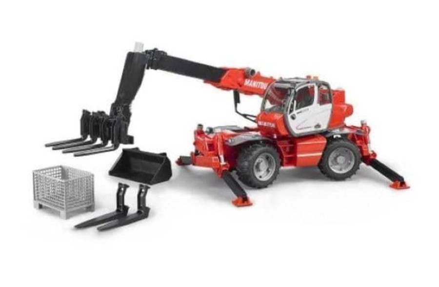 Bruder Telescopica De Juguete Manitou Mrt 2150- Escala 1:16 Bruder 02129 Tractores Bruder