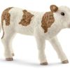 Schleich Ternero De Juguete Fleckvieh Schleich 13802 Animales De Granja