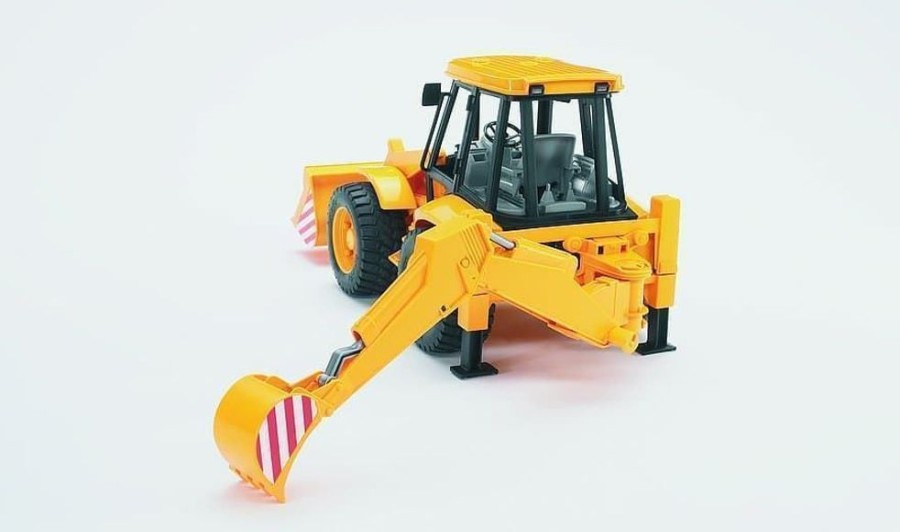 Bruder Pala Cargadora De Juguete Mixta Jcb 4Cx- Escala 1:16 Bruder 02428 Excavadoras Bruder