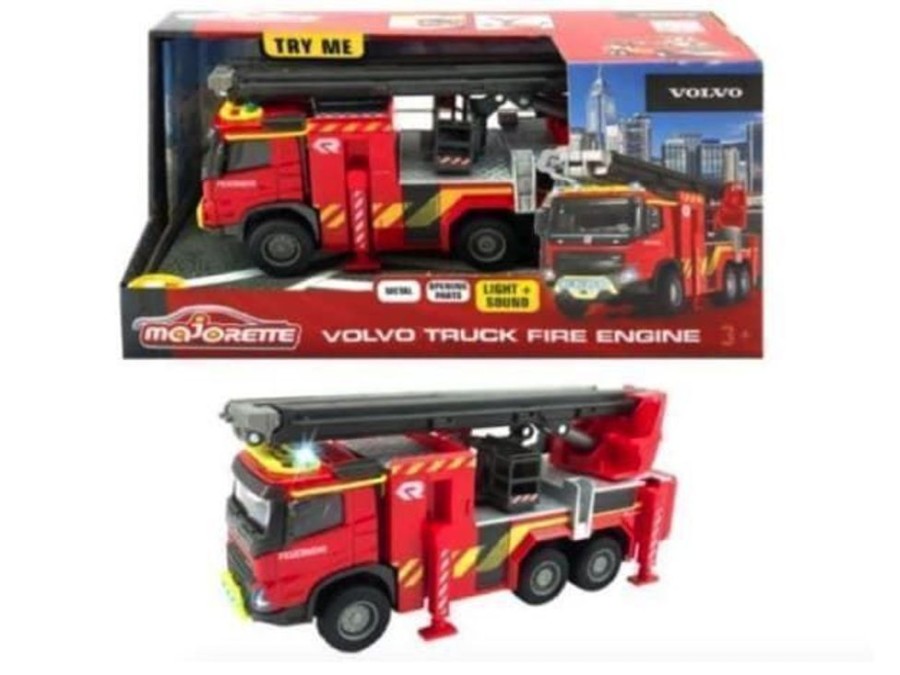 Majorette Camion De Bomberos Volvo De Metal Con Luz Y Sonido 19Cm | Majorette Otros Juguetes